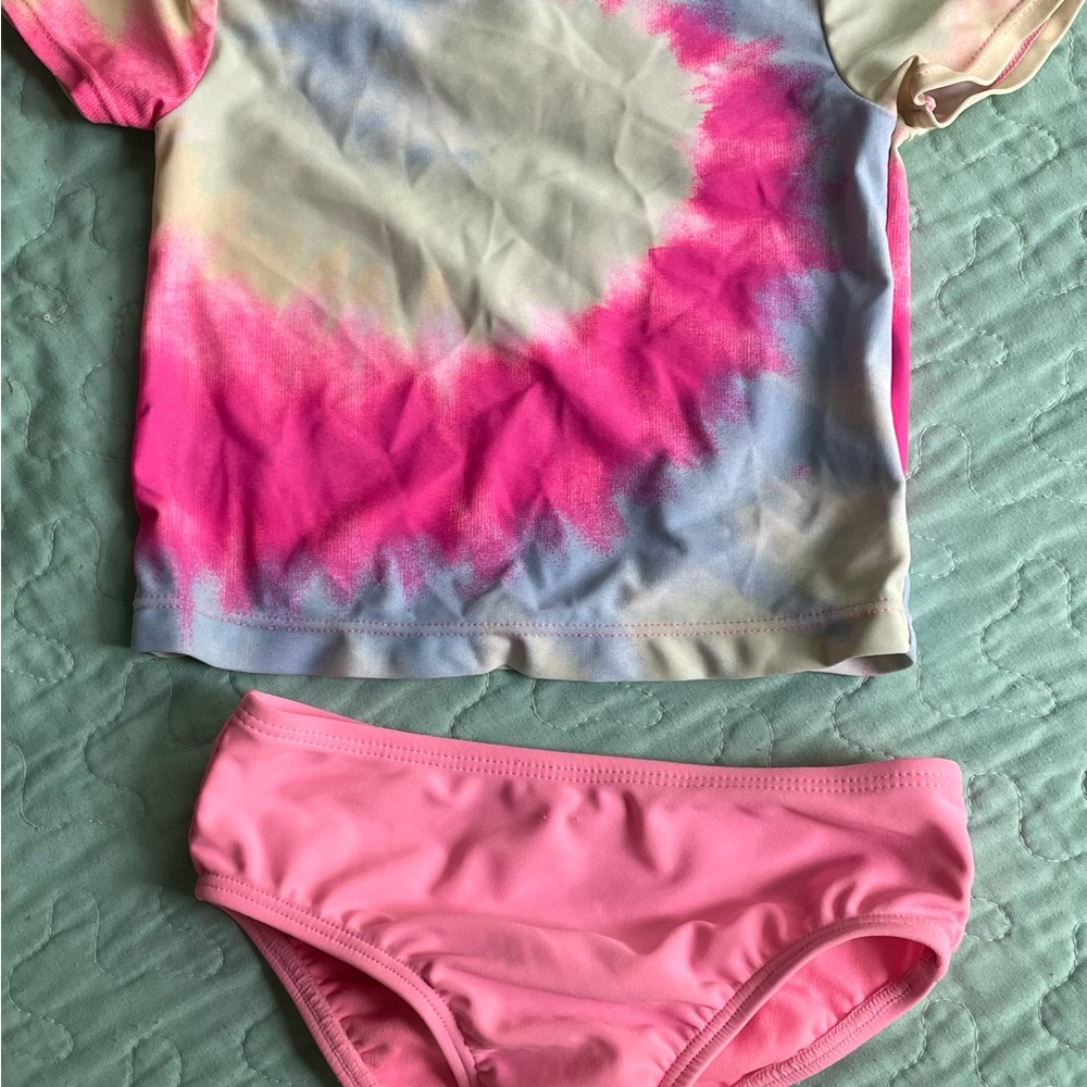 GAP Pastel Tie-Dye Toddler Swim Set